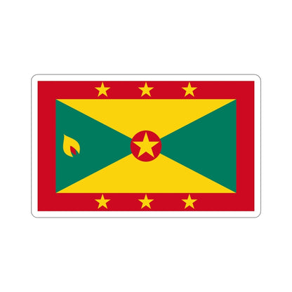 Flag of Grenada STICKER Vinyl Die-Cut Decal-6 Inch-The Sticker Space