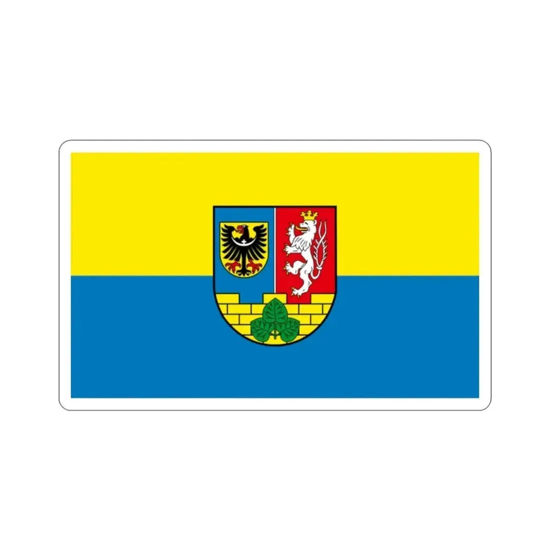 Flag of Görlitz Germany STICKER Vinyl Die-Cut Decal - The Sticker Space