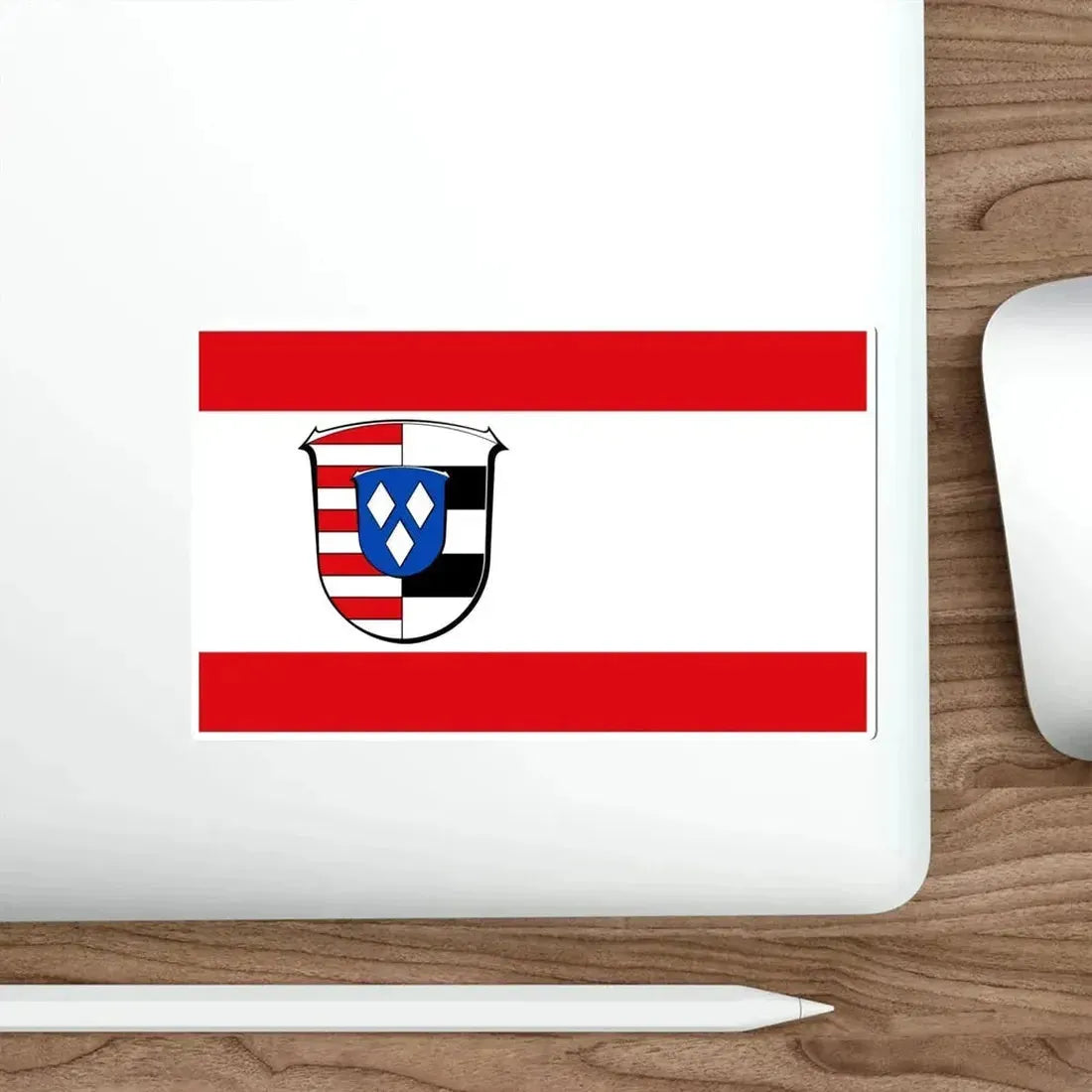 Flag of Groß Gerau Germany STICKER Vinyl Die-Cut Decal - The Sticker Space