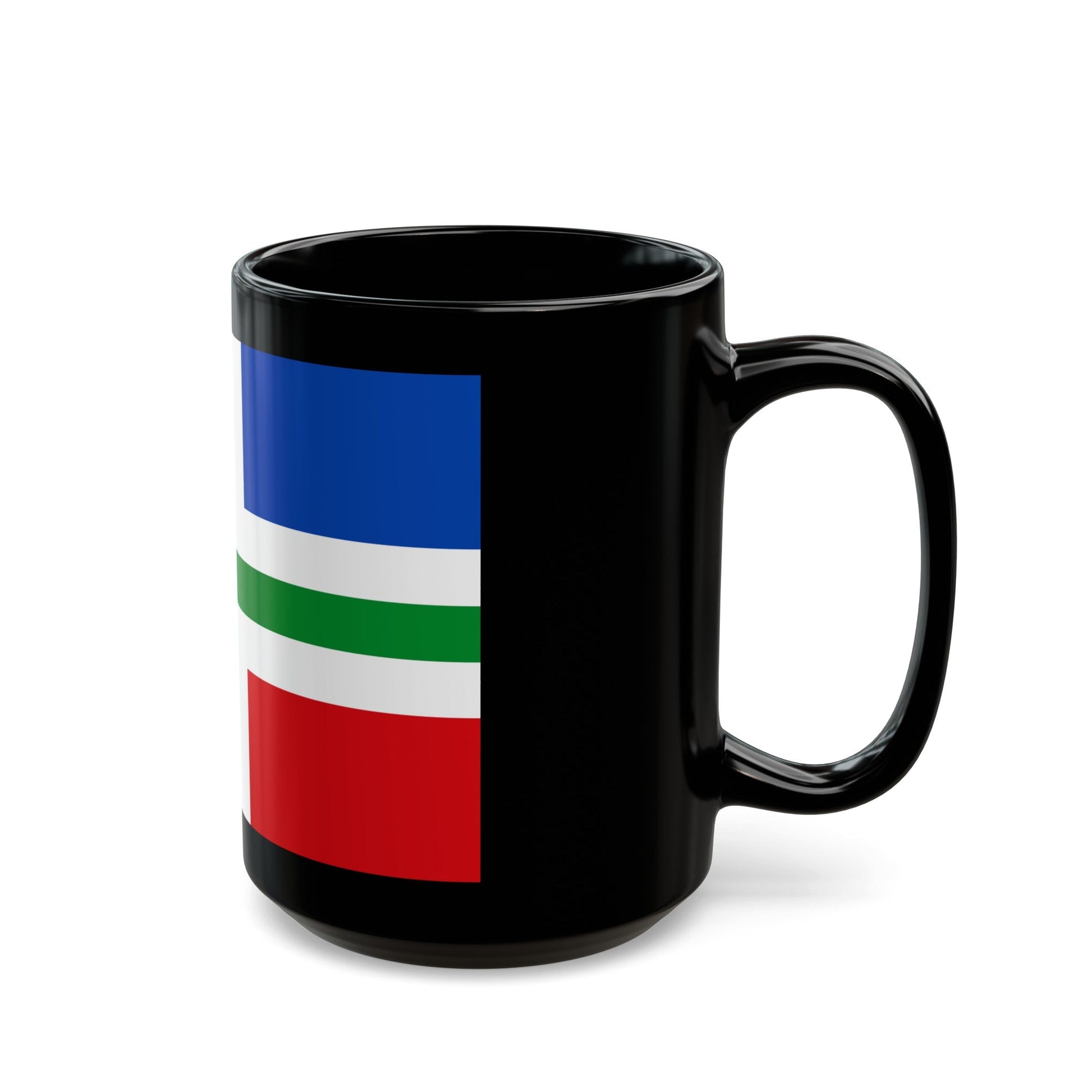 Flag of Groningen Netherlands - Black Coffee Mug-The Sticker Space