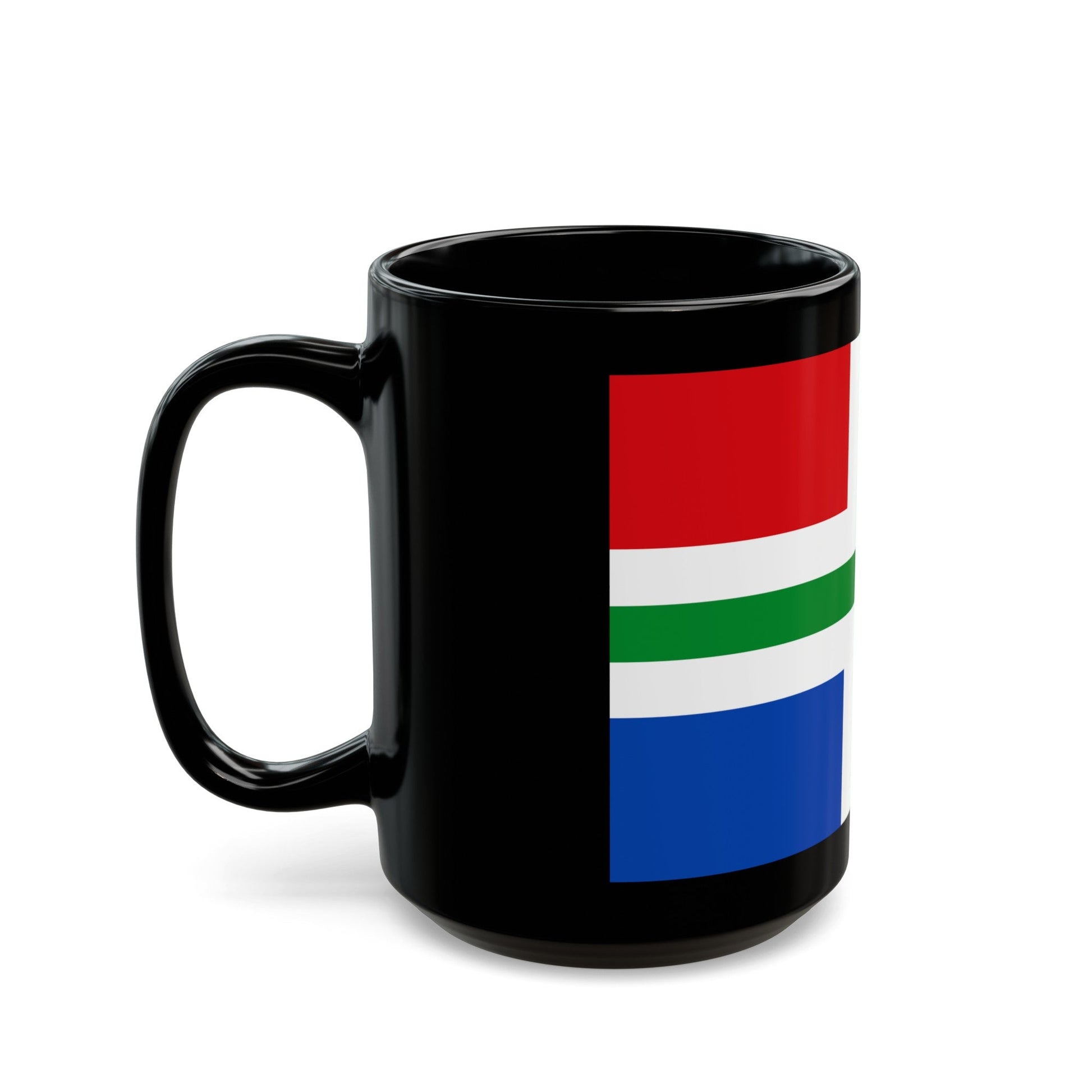 Flag of Groningen Netherlands - Black Coffee Mug-The Sticker Space