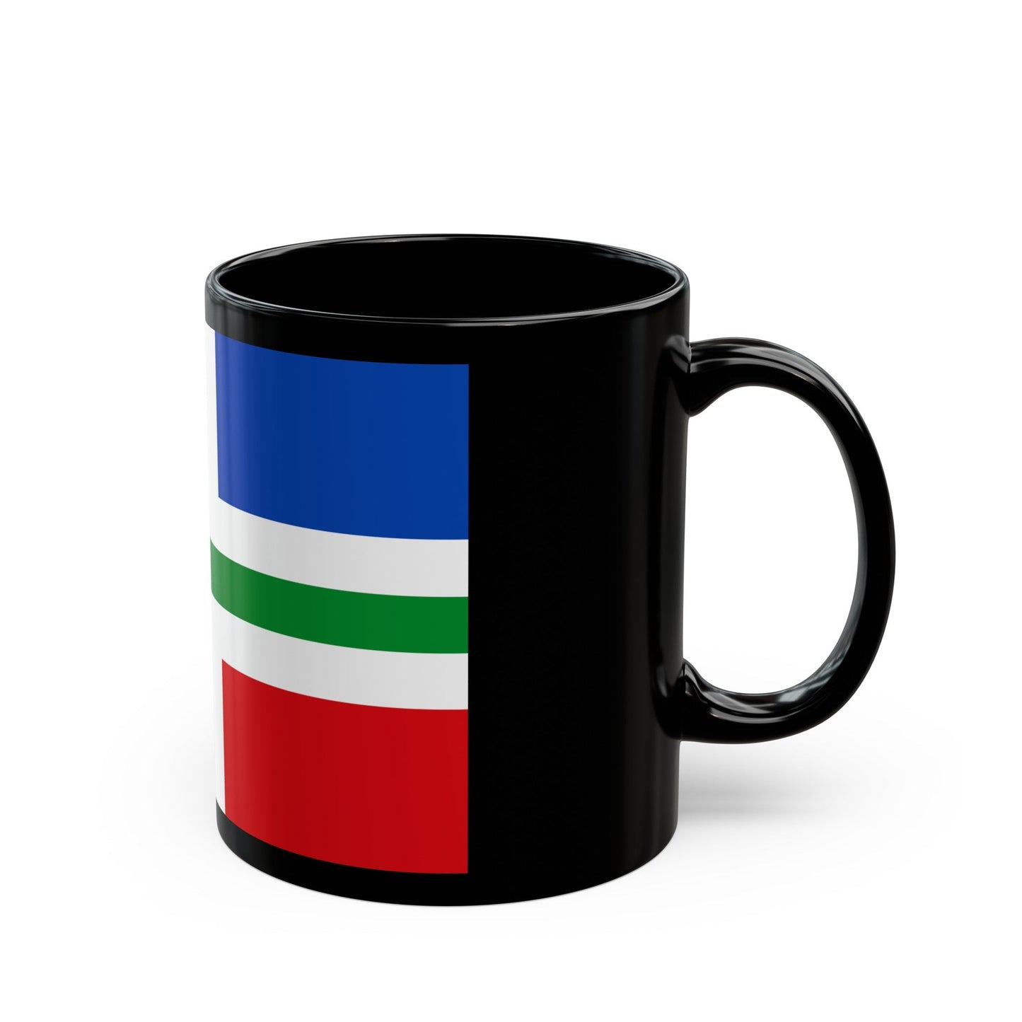 Flag of Groningen Netherlands - Black Coffee Mug-The Sticker Space