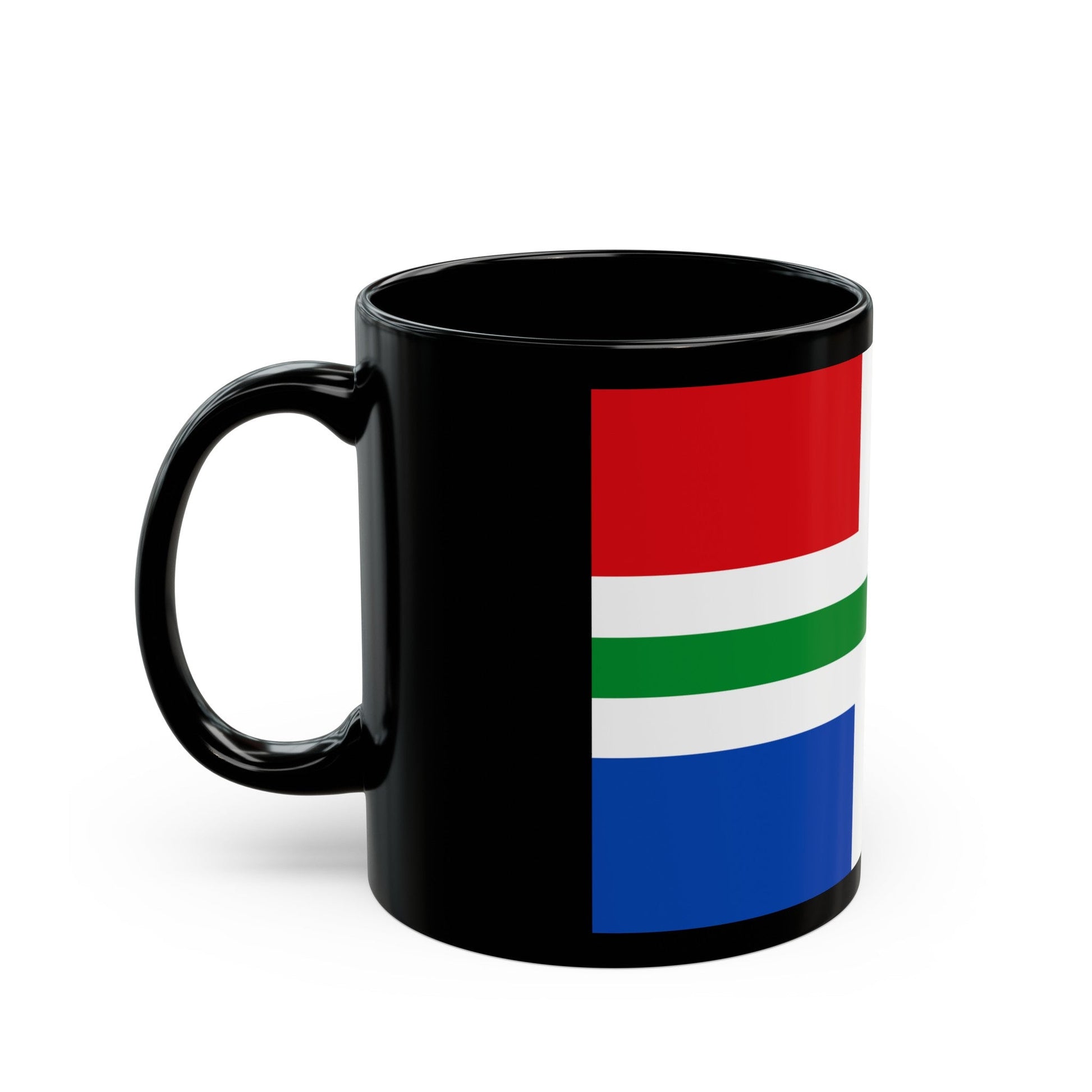 Flag of Groningen Netherlands - Black Coffee Mug-The Sticker Space