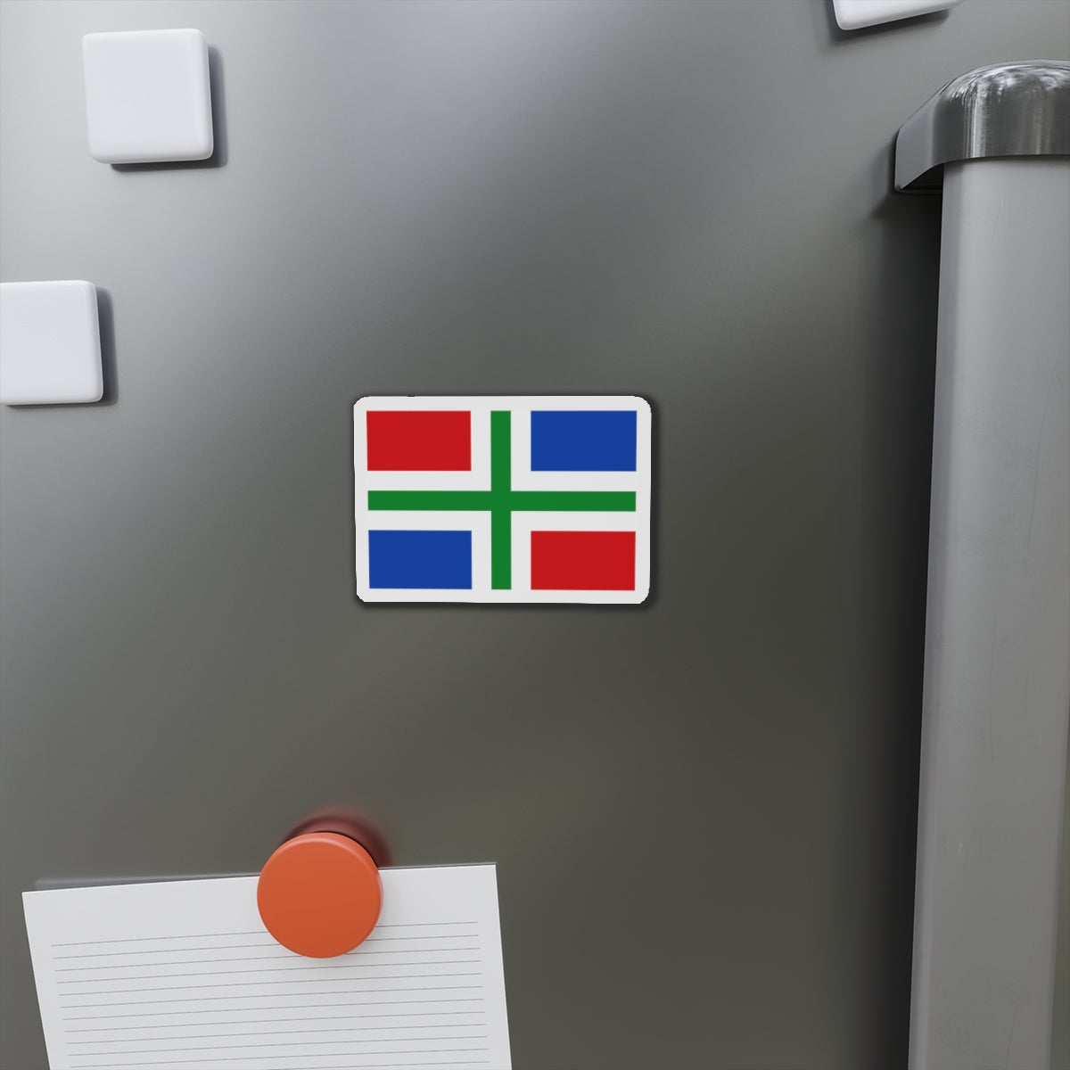 Flag of Groningen Netherlands - Die-Cut Magnet-The Sticker Space