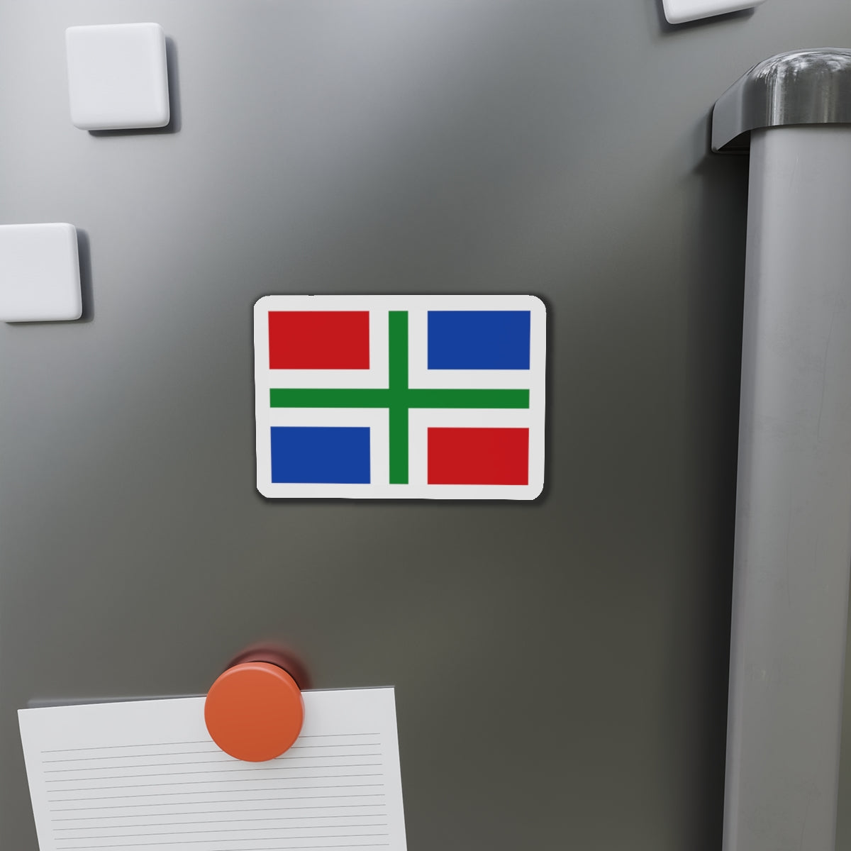 Flag of Groningen Netherlands - Die-Cut Magnet-The Sticker Space