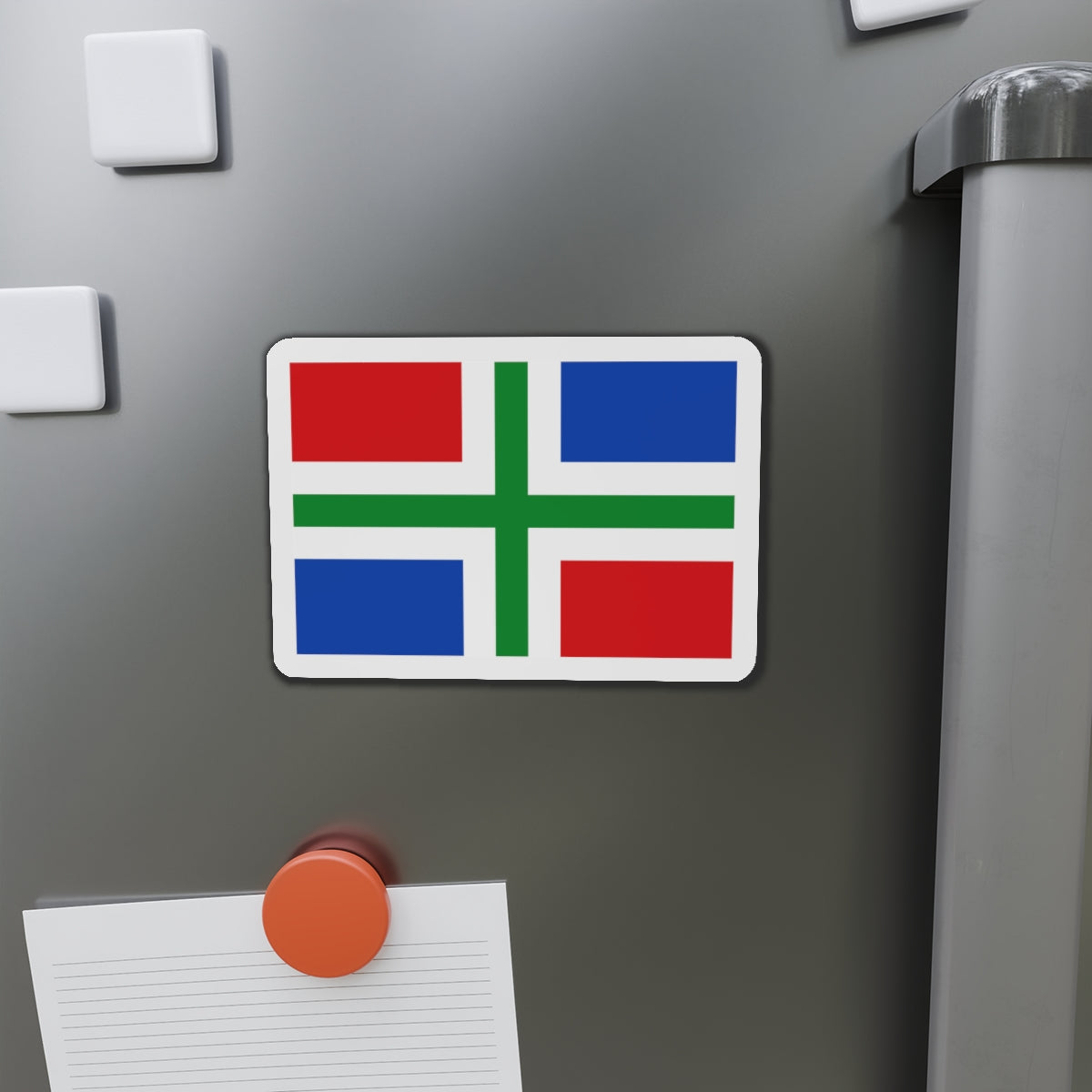 Flag of Groningen Netherlands - Die-Cut Magnet-The Sticker Space