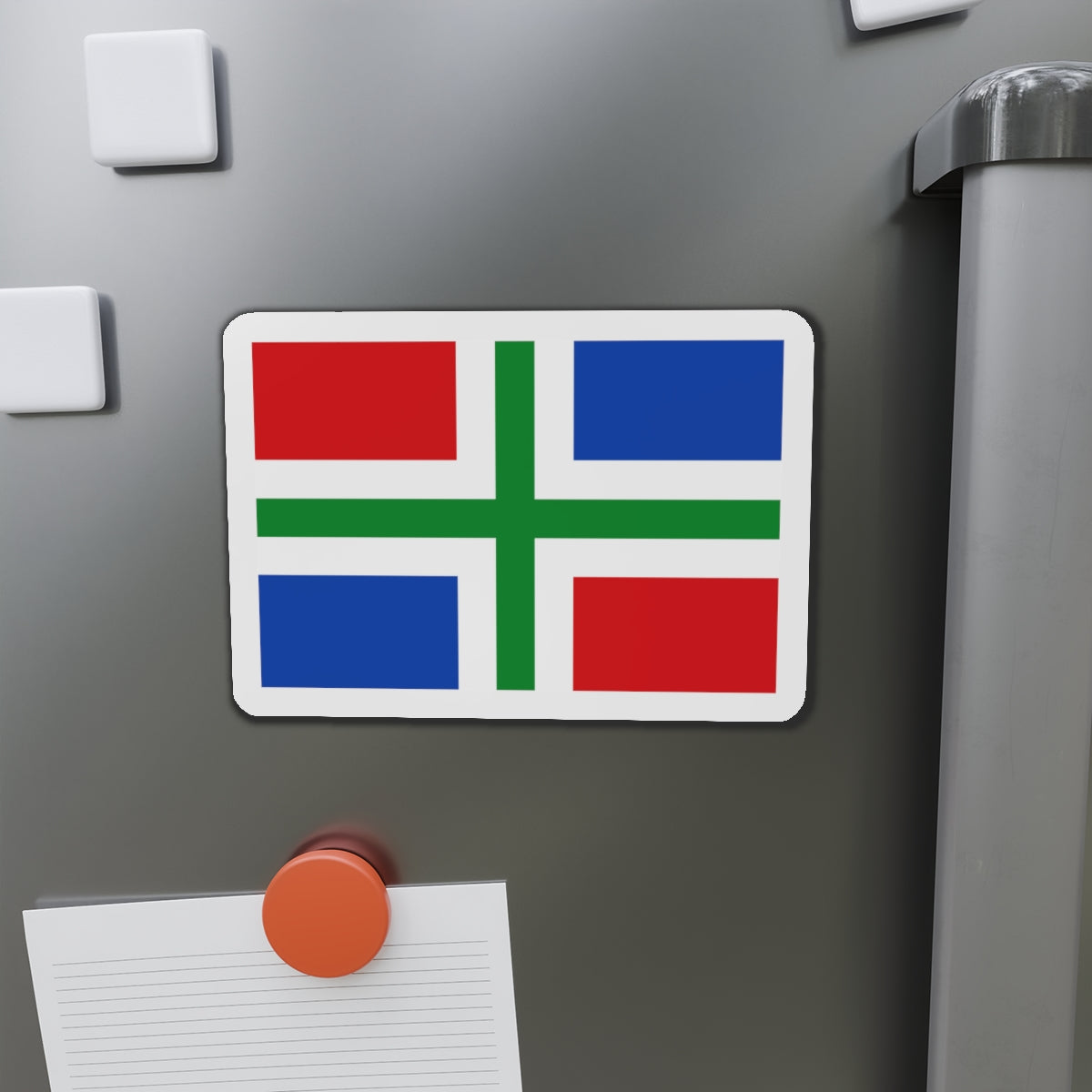 Flag of Groningen Netherlands - Die-Cut Magnet-The Sticker Space