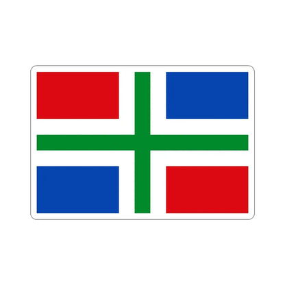 Flag of Groningen Netherlands STICKER Vinyl Die-Cut Decal - The Sticker Space