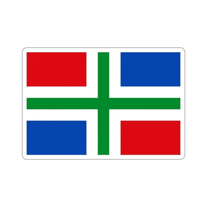 Flag of Groningen Netherlands STICKER Vinyl Die-Cut Decal - The Sticker Space