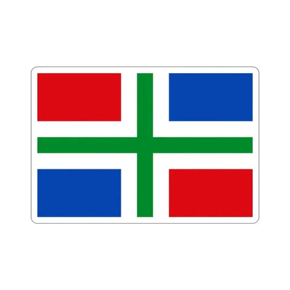 Flag of Groningen Netherlands STICKER Vinyl Die-Cut Decal - The Sticker Space
