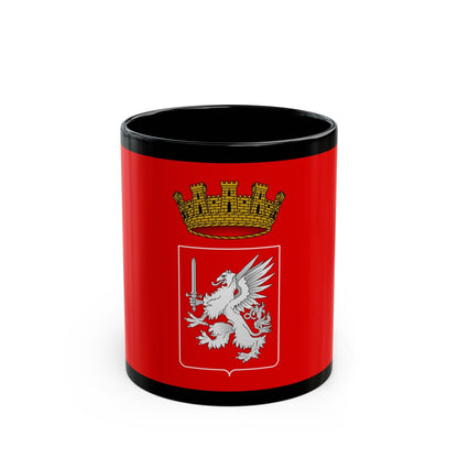 Flag of Grosseto Italy - Black Coffee Mug-11oz-The Sticker Space