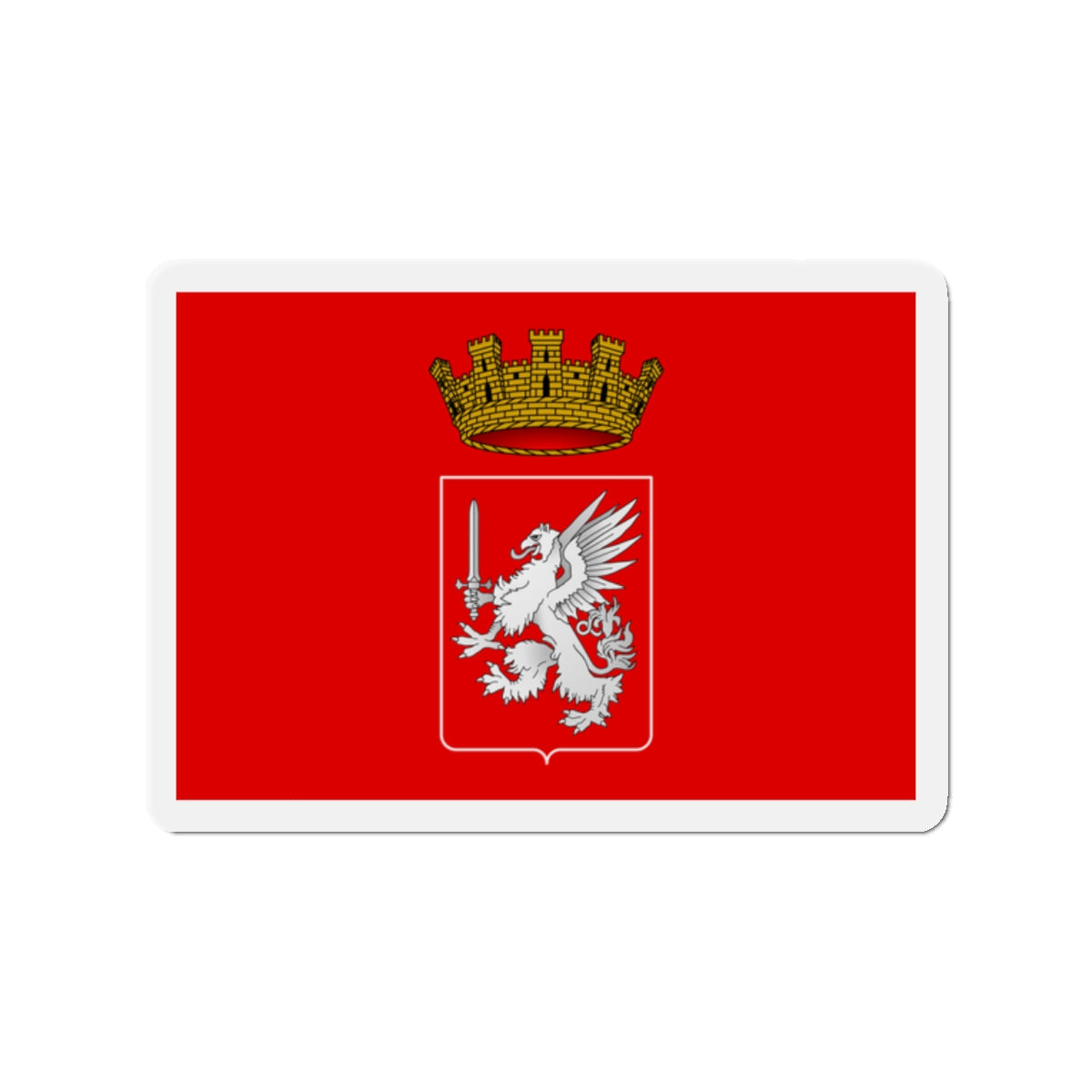 Flag of Grosseto Italy - Die-Cut Magnet-2" x 2"-The Sticker Space