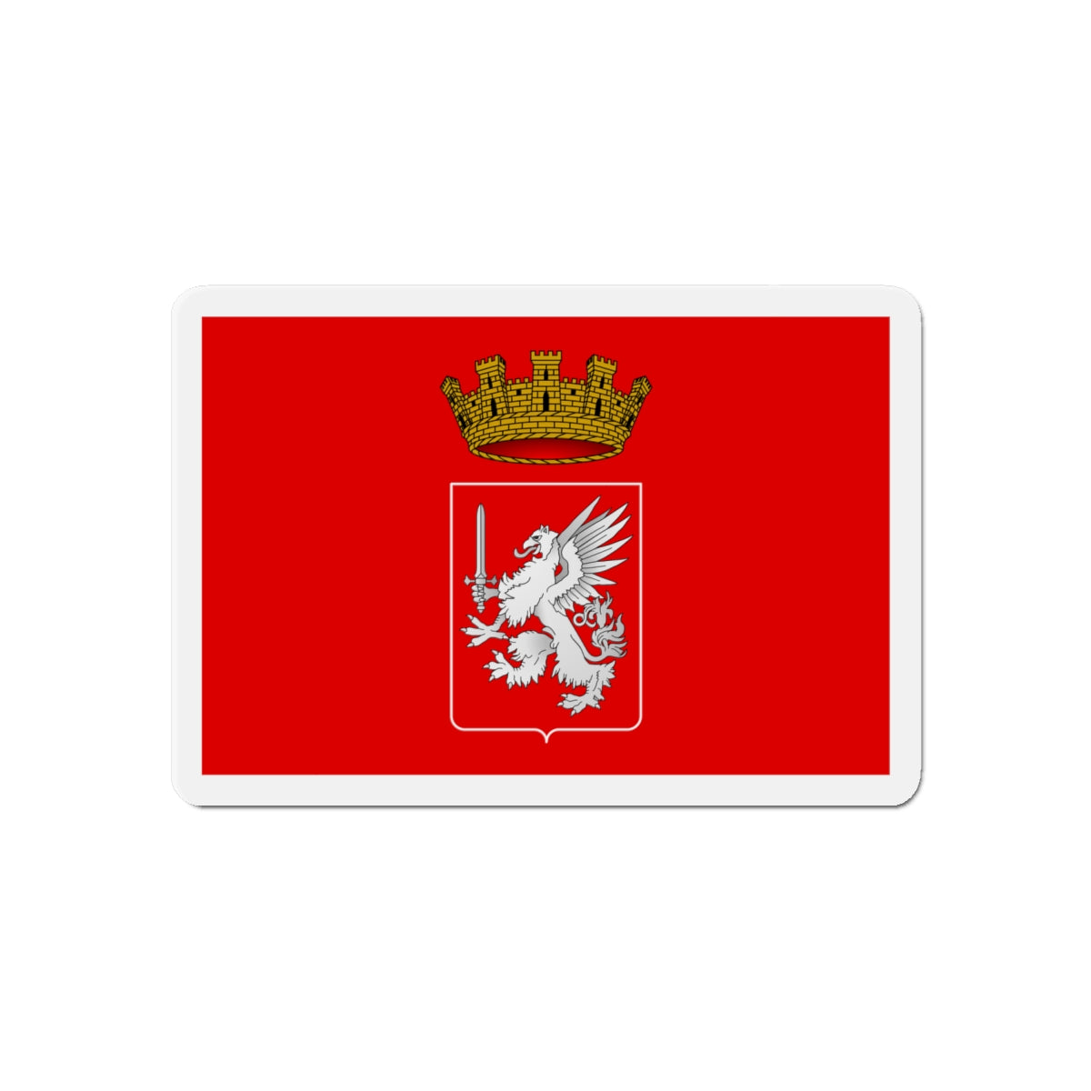 Flag of Grosseto Italy - Die-Cut Magnet-6 × 6"-The Sticker Space