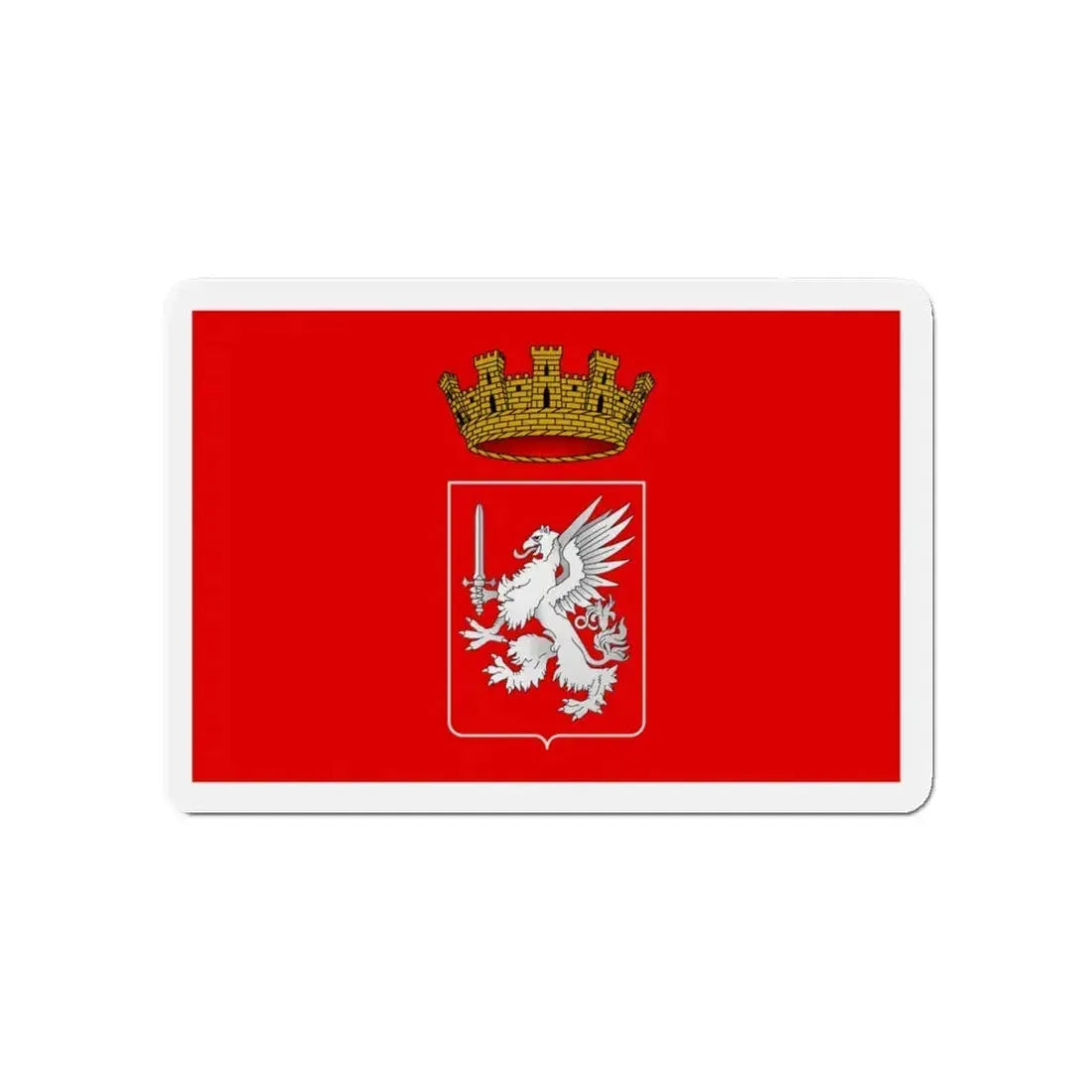 Flag of Grosseto Italy - Refrigerator Magnet 4 Inch - The Sticker Space