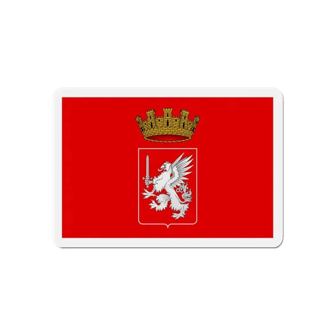 Flag of Grosseto Italy - Refrigerator Magnet 6 Inch - The Sticker Space