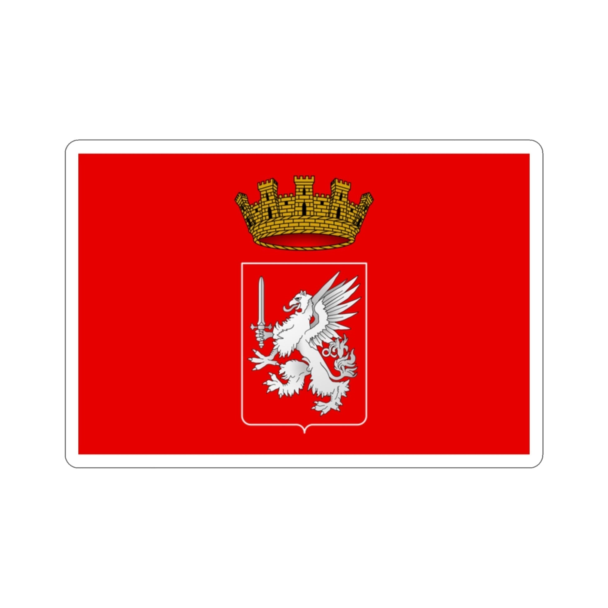 Flag of Grosseto Italy STICKER Vinyl Die-Cut Decal-2 Inch-The Sticker Space