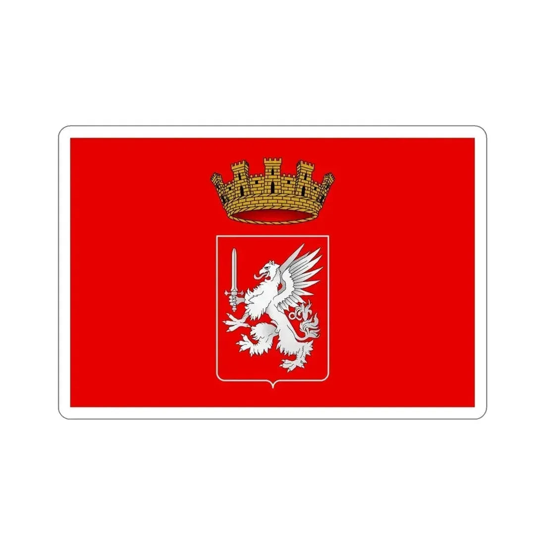 Flag of Grosseto Italy STICKER Vinyl Die-Cut Decal - The Sticker Space