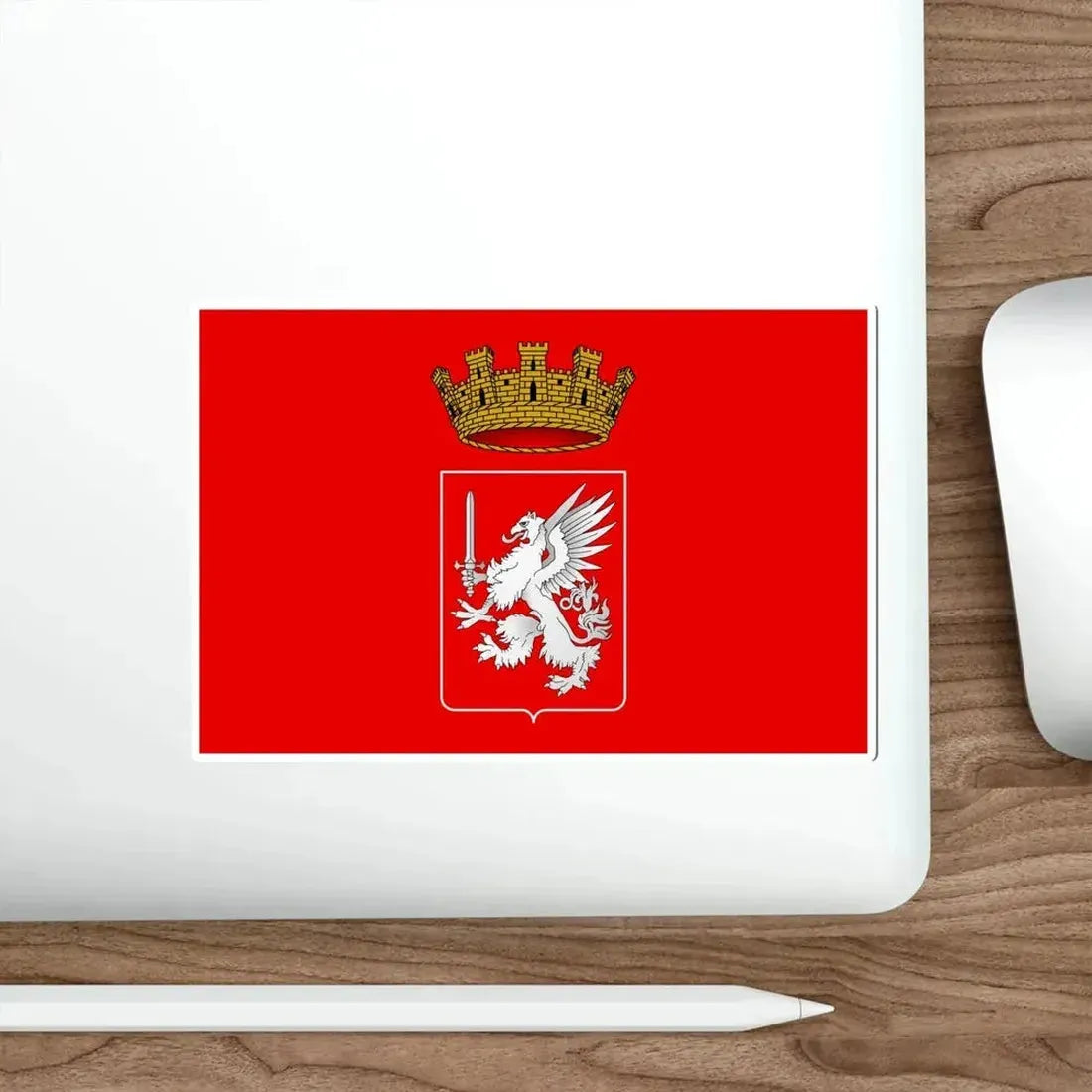 Flag of Grosseto Italy STICKER Vinyl Die-Cut Decal - The Sticker Space