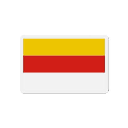 Flag of Grudziądz Poland - Die-Cut Magnet-5" x 5"-The Sticker Space