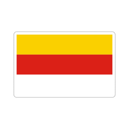 Flag of Grudziądz Poland STICKER Vinyl Die-Cut Decal-3 Inch-The Sticker Space