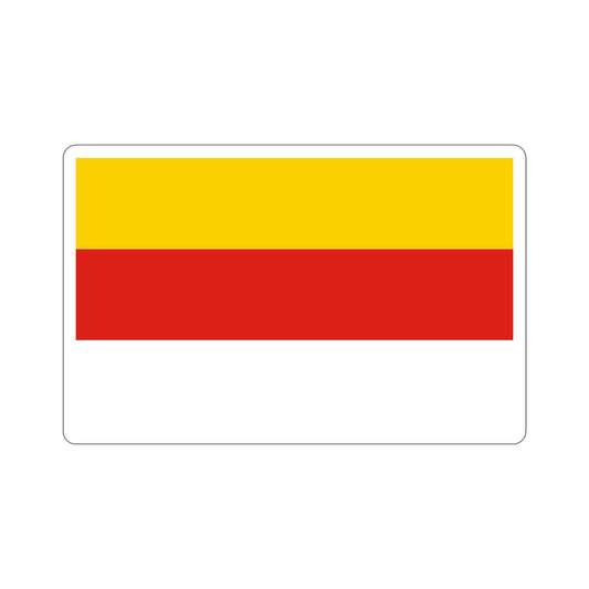 Flag of Grudziądz Poland STICKER Vinyl Die-Cut Decal-6 Inch-The Sticker Space