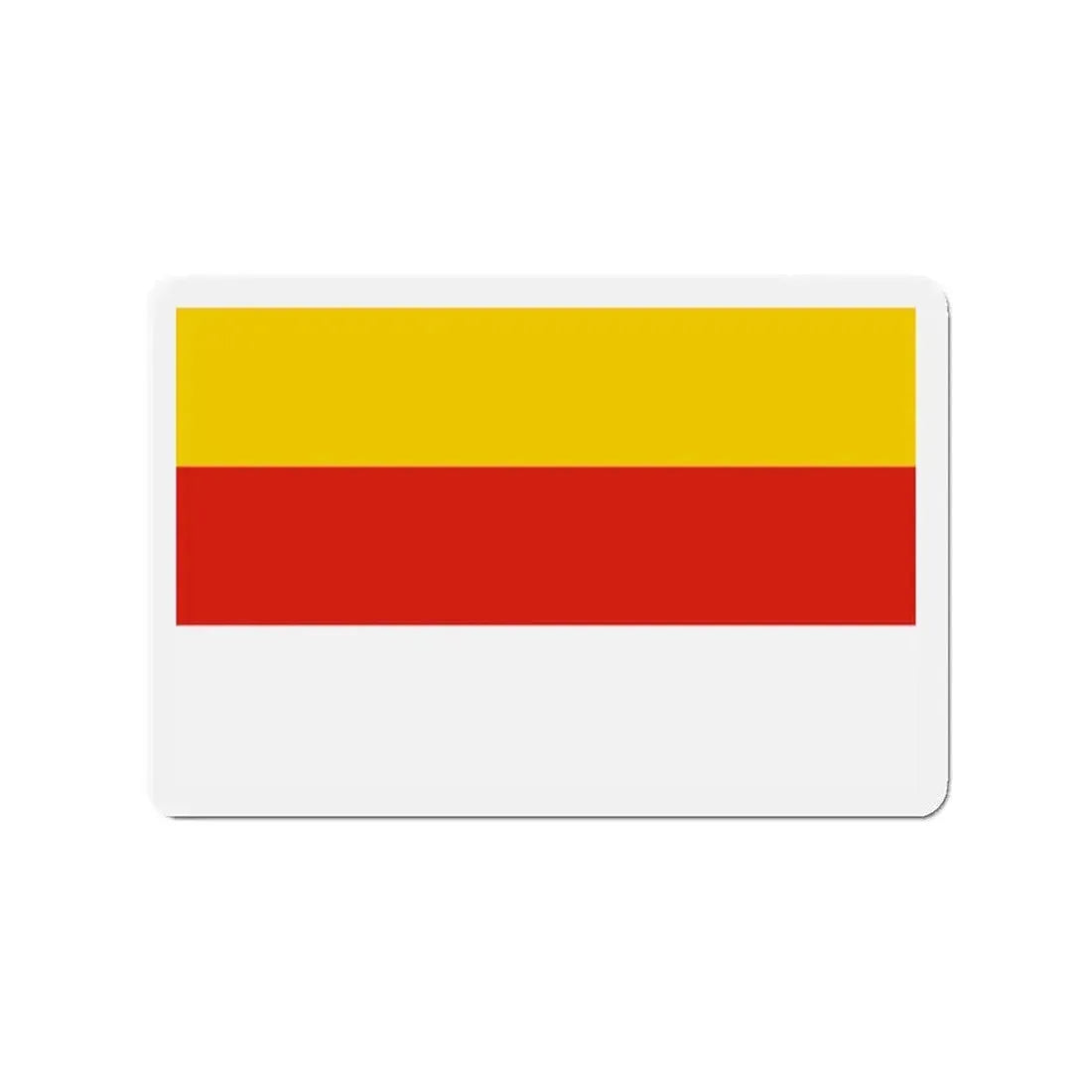 Flag of Grudziądz Poland - Refrigerator Magnet 2 Inch - The Sticker Space