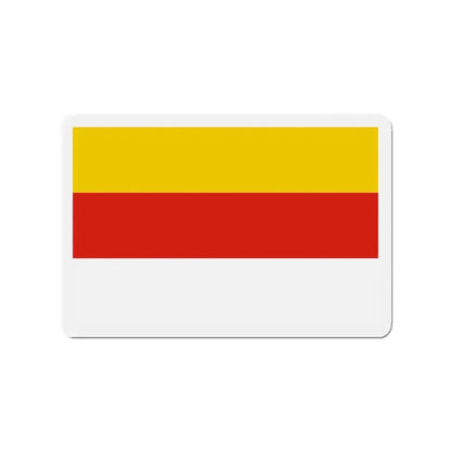 Flag of Grudziądz Poland - Refrigerator Magnet 2 Inch - The Sticker Space
