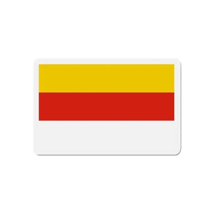 Flag of Grudziądz Poland - Refrigerator Magnet 5 Inch - The Sticker Space