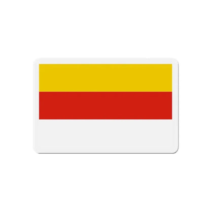 Flag of Grudziądz Poland - Refrigerator Magnet 6 Inch - The Sticker Space