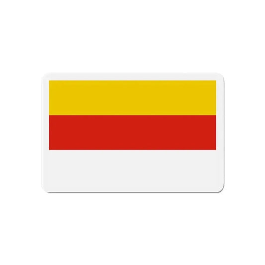 Flag of Grudziądz Poland - Refrigerator Magnet 6 Inch - The Sticker Space