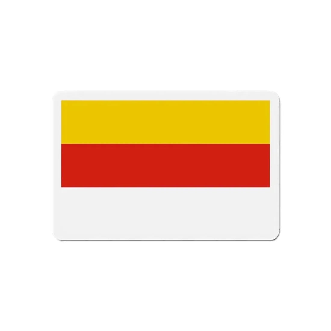 Flag of Grudziądz Poland - Refrigerator Magnet - The Sticker Space