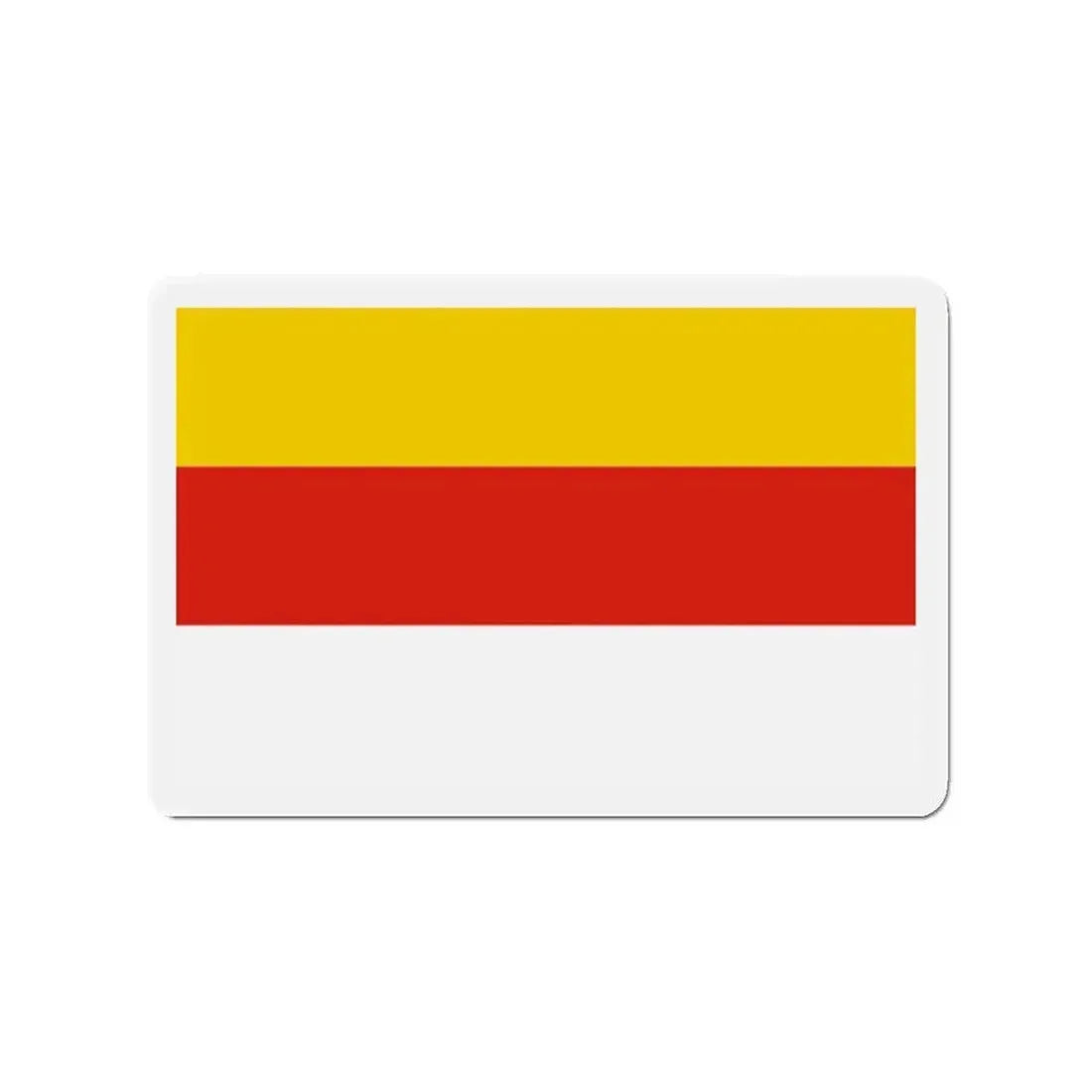 Flag of Grudziądz Poland - Refrigerator Magnet - The Sticker Space
