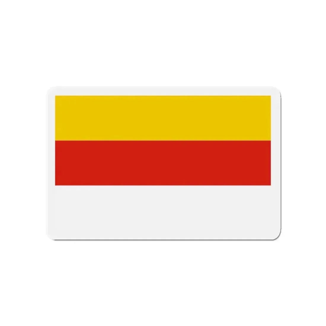 Flag of Grudziądz Poland - Refrigerator Magnet - The Sticker Space