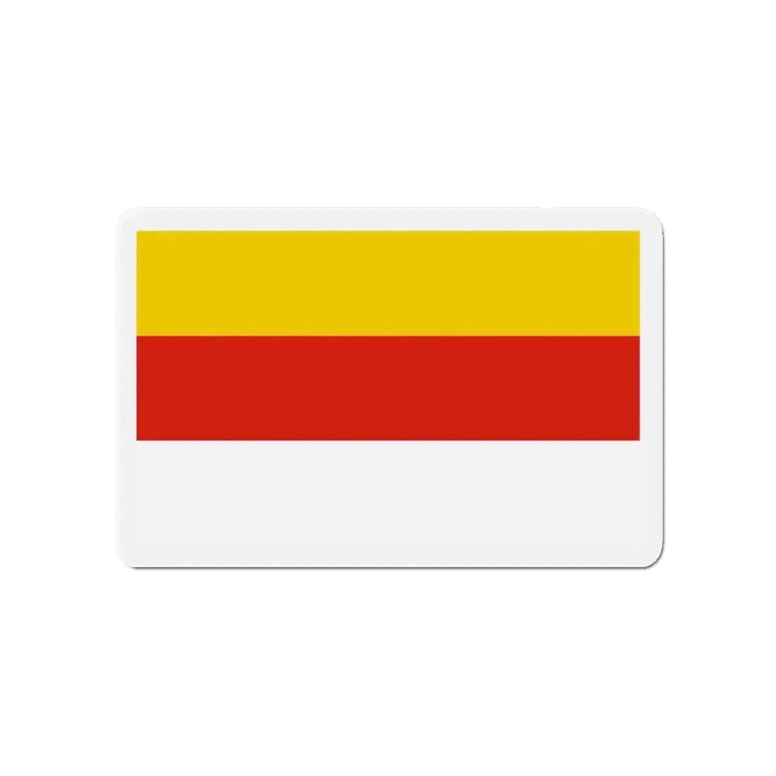 Flag of Grudziądz Poland - Refrigerator Magnet - The Sticker Space