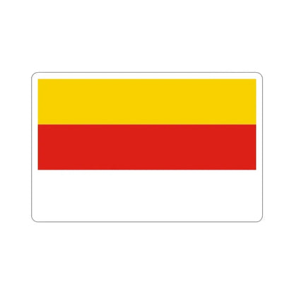 Flag of Grudziądz Poland STICKER Vinyl Die-Cut Decal 2 Inch - The Sticker Space