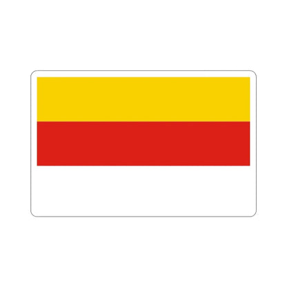 Flag of Grudziądz Poland STICKER Vinyl Die-Cut Decal 2 Inch - The Sticker Space