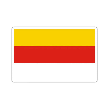 Flag of Grudziądz Poland STICKER Vinyl Die-Cut Decal 3 Inch - The Sticker Space