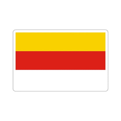 Flag of Grudziądz Poland STICKER Vinyl Die-Cut Decal 6 Inch - The Sticker Space