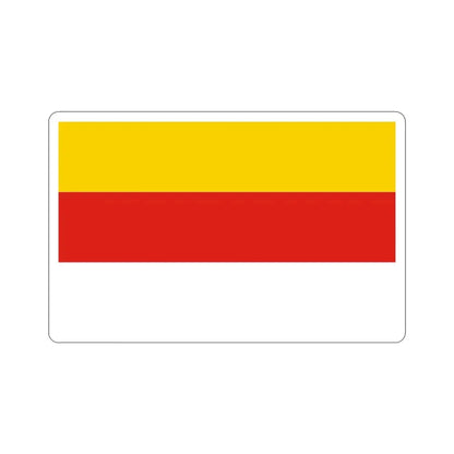 Flag of Grudziądz Poland STICKER Vinyl Die-Cut Decal - The Sticker Space
