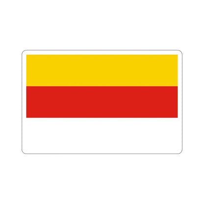 Flag of Grudziądz Poland STICKER Vinyl Die-Cut Decal - The Sticker Space