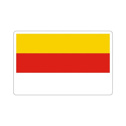 Flag of Grudziądz Poland STICKER Vinyl Die-Cut Decal - The Sticker Space