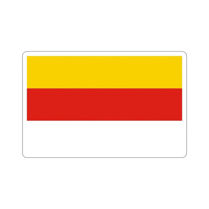 Flag of Grudziądz Poland STICKER Vinyl Die-Cut Decal - The Sticker Space