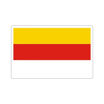 Flag of Grudziądz Poland STICKER Vinyl Die-Cut Decal - The Sticker Space