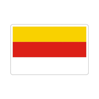 Flag of Grudziądz Poland STICKER Vinyl Die-Cut Decal - The Sticker Space