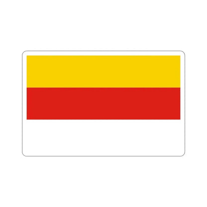 Flag of Grudziądz Poland STICKER Vinyl Die-Cut Decal - The Sticker Space