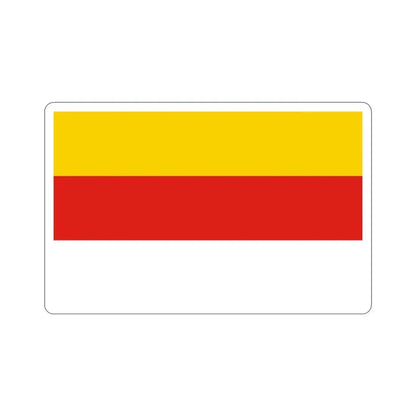 Flag of Grudziądz Poland STICKER Vinyl Die-Cut Decal - The Sticker Space