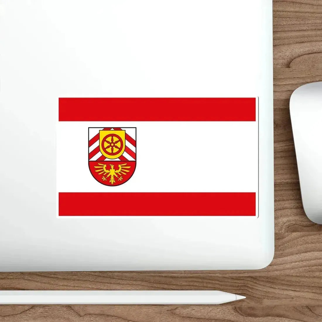 Flag of Gütersloh Germany STICKER Vinyl Die-Cut Decal - The Sticker Space