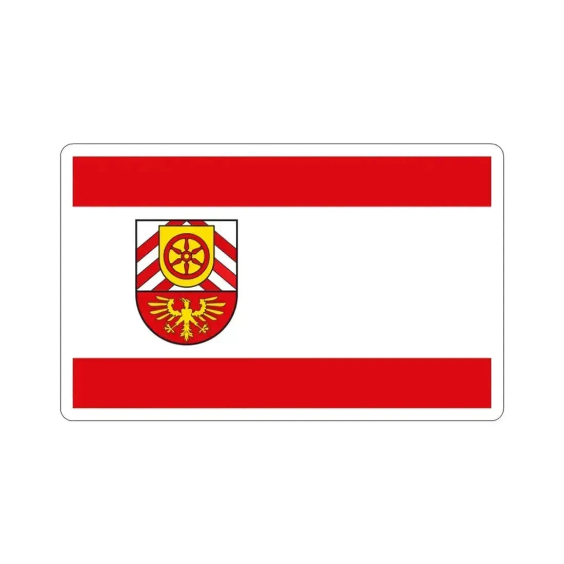 Flag of Gütersloh Germany STICKER Vinyl Die-Cut Decal - The Sticker Space