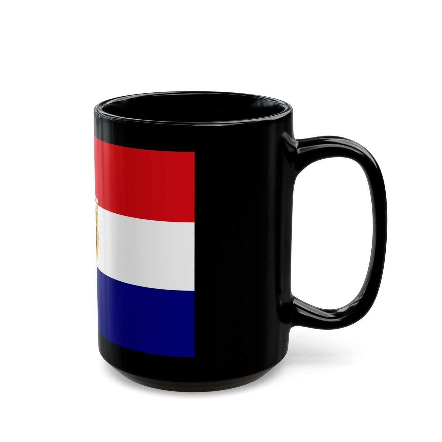 Flag of Guaranda Ecuador - Black Coffee Mug-The Sticker Space