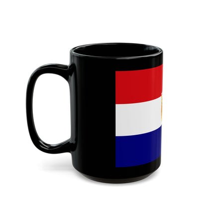 Flag of Guaranda Ecuador - Black Coffee Mug-The Sticker Space